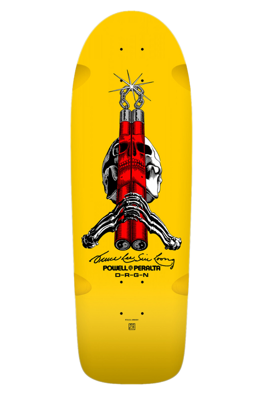 BRUCE LEE SKULL &amp; SWORD 10" DECK