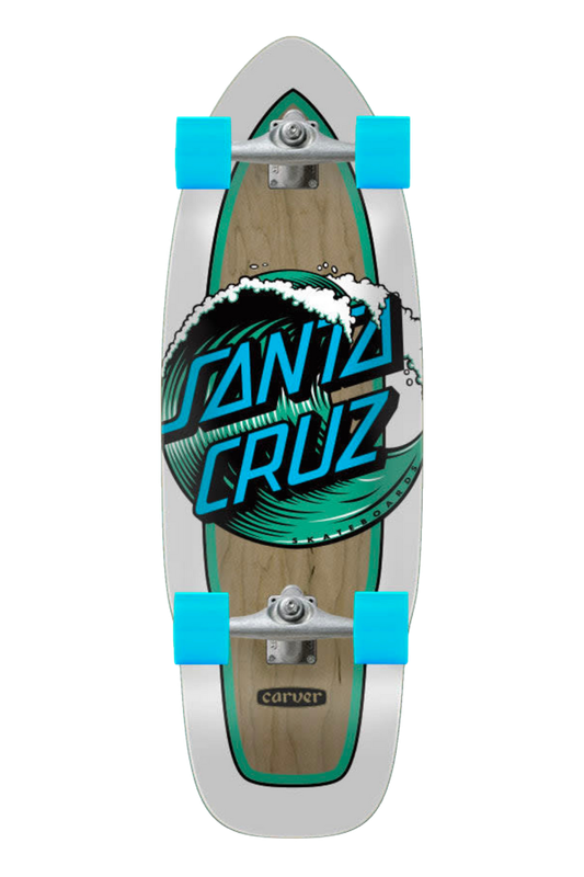 CARVER WAVE DOT CUT BACK 9.75" SURF SKATE