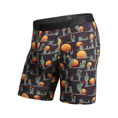CLASSIC ICON BOXER BRIEF PT CACTI - BLACK