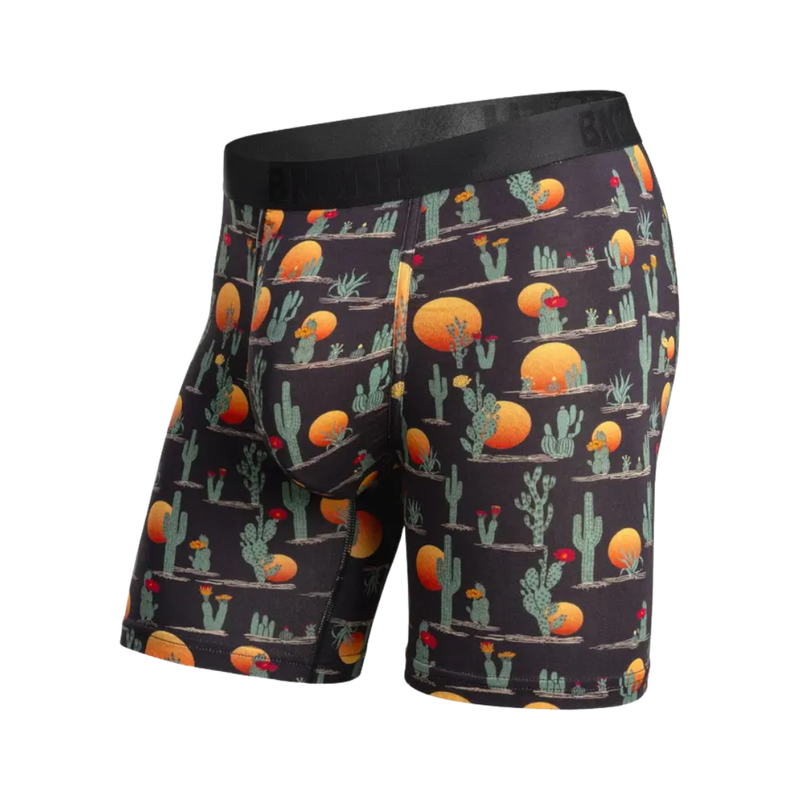 CLASSIC ICON BOXER BRIEF PT CACTI - BLACK