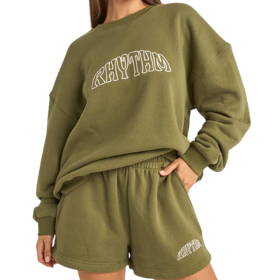 COLLEGE CREW NECK FLEECE