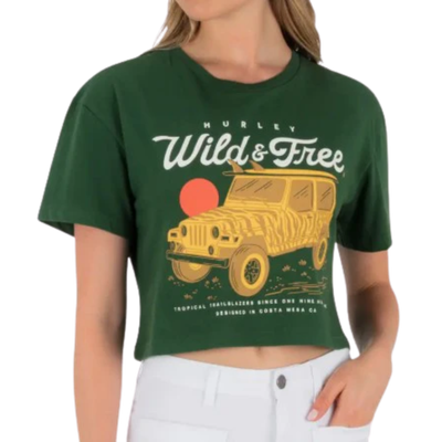 WILD AND FREE BOXY CROP TEE