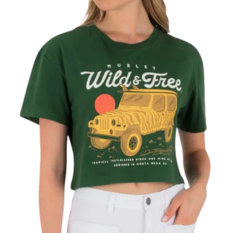 WILD AND FREE BOXY CROP TEE