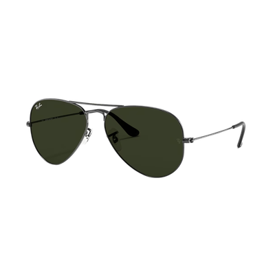 AVIATOR LARGE METAL GUNMETAL/G-15 GREEN
