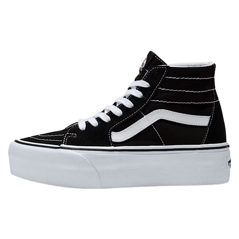 SK8-HI TAPERED STACKFORM BLACK/TRUE WHITE