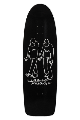 BEAMER LOVE BLACK SKATE SHOP DAY 2025 10.75" DECK