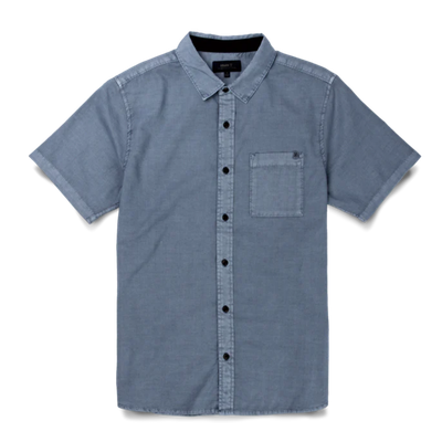 MADE TO FADE SS WOVEN BUTTON UP SHIRT