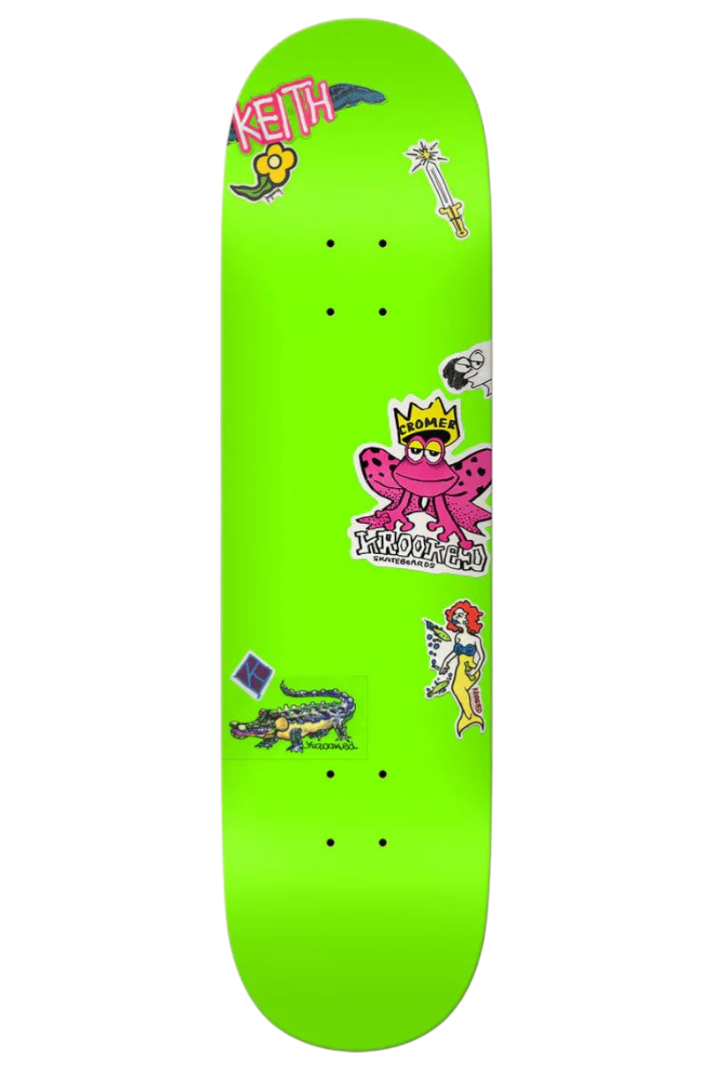 CROMER NEON STICKER 8.25" DECK