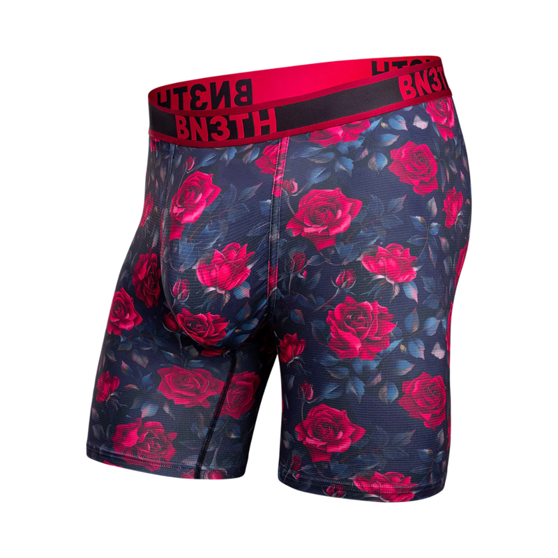 PRO FLEX MAX BOXER BRIEF ROSES - DARK NAVY