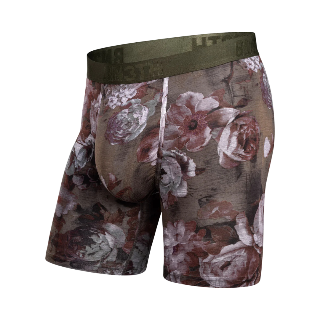 CLASSIC ICON BOXER BRIEF PT VINTAGE ROSE - HEATHER DUFFLE