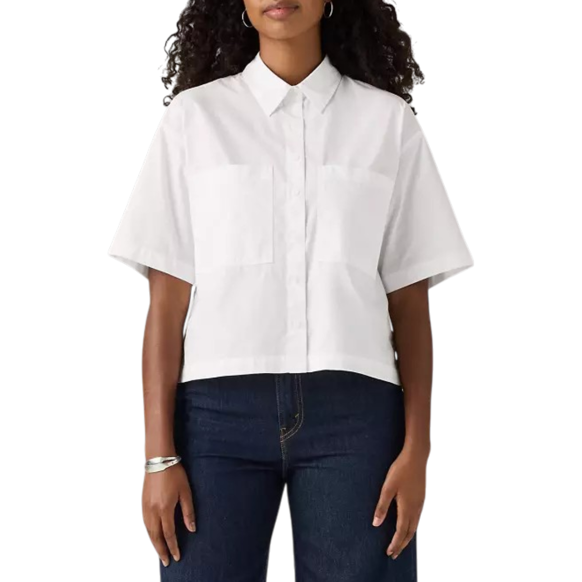 HARLIE SS CROP SHIRT