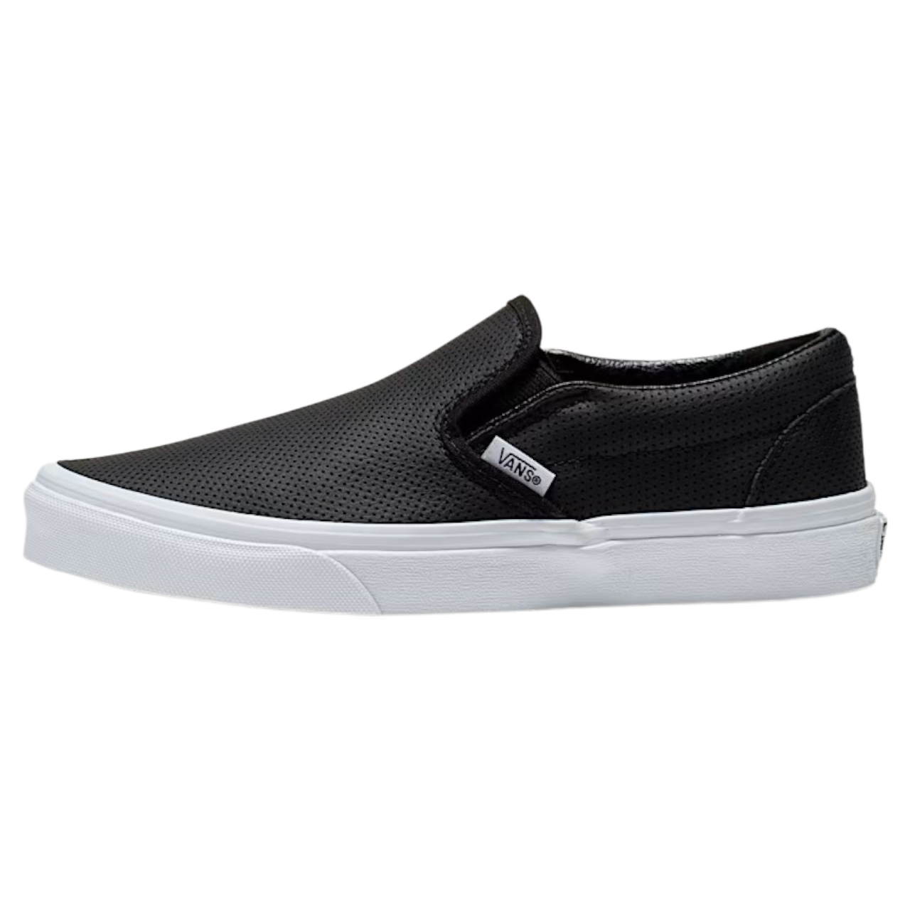 CLASSIC SLIP PERF LEATHER BLACK