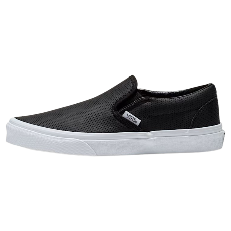CLASSIC SLIP PERF LEATHER BLACK