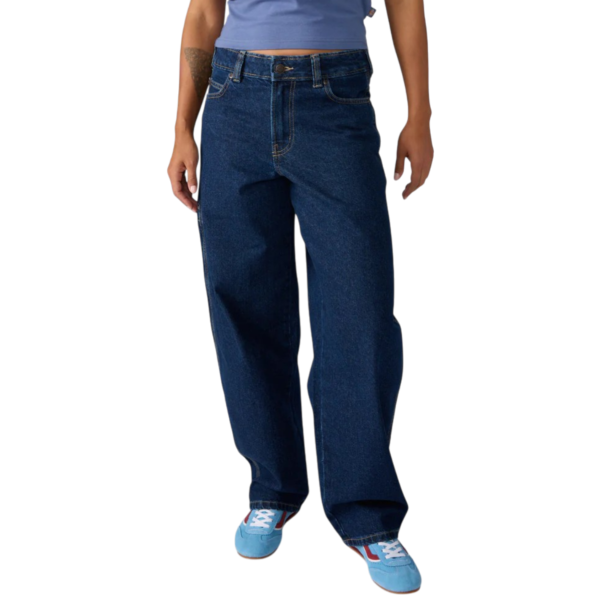 W LOOSE TAPERED WORK JEANS