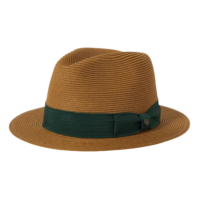 ROMA STRAW PACKABLE FEDORA