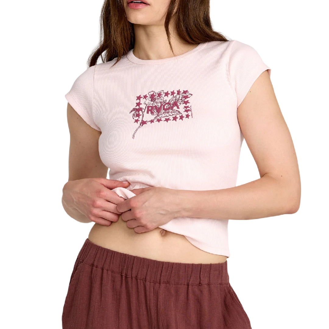 RIBBED SLIM TEE