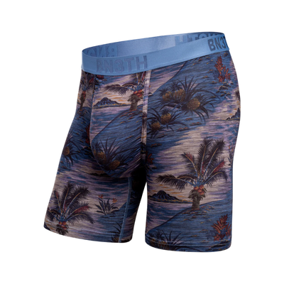 CLASSIC ICON BOXER BRIEF PT VINT. TROPICS - HEATHER FOG