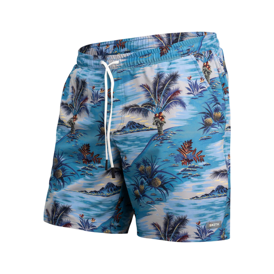 SHORELINE SHORT 2IN1 7" VINTAGE TROPICS - SAND