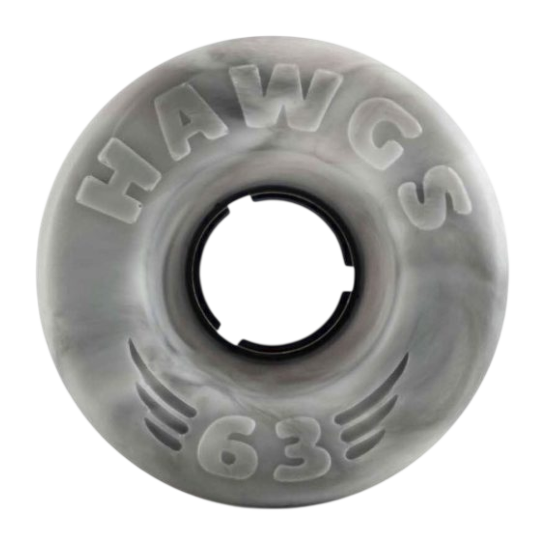 DOOZIES GREY/WHITE SWIRL 63MM / 78A