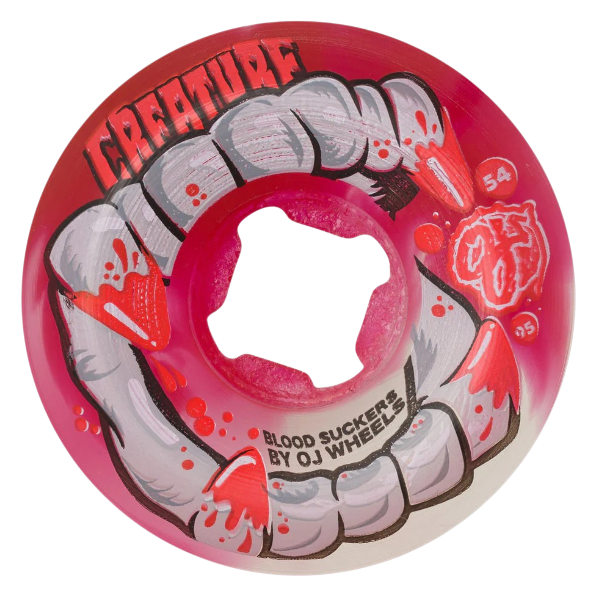DNA CURBSUCKERS BLOODSUCKERS RED SWIRL 54, 56MM / 95A