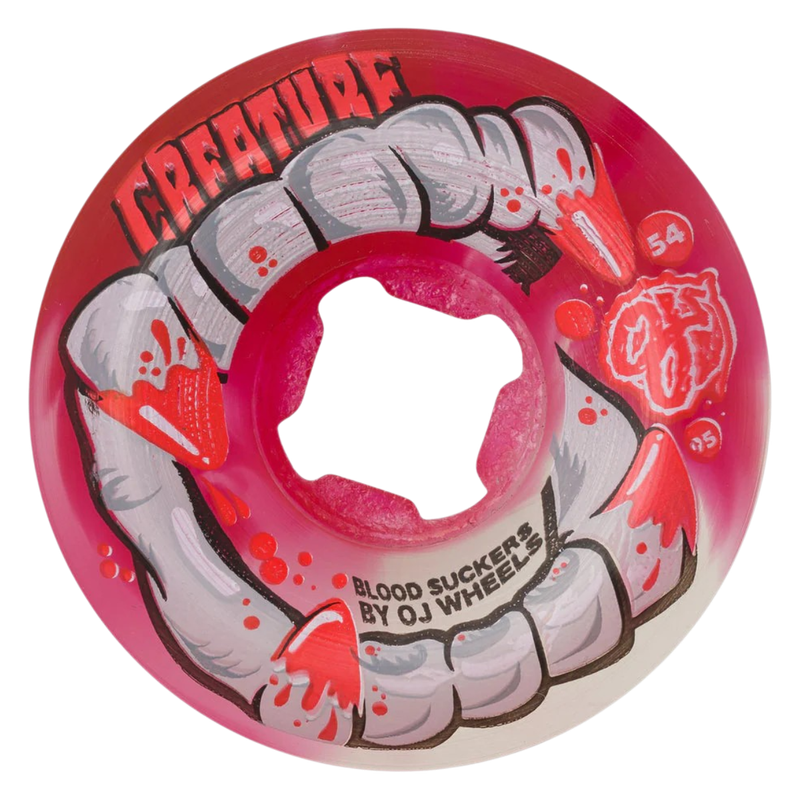 DNA CURBSUCKERS BLOODSUCKERS RED SWIRL 54, 56MM / 95A