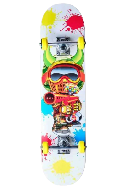 SPEED DEMON - PAINT BALLER 7.5" COMPLETE SKATEBOARD