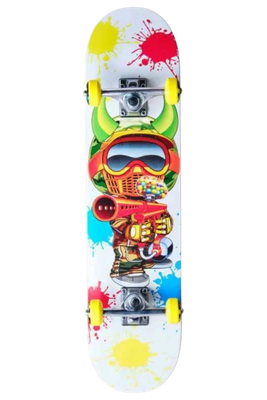 SPEED DEMON - PAINT BALLER 7.5" COMPLETE SKATEBOARD