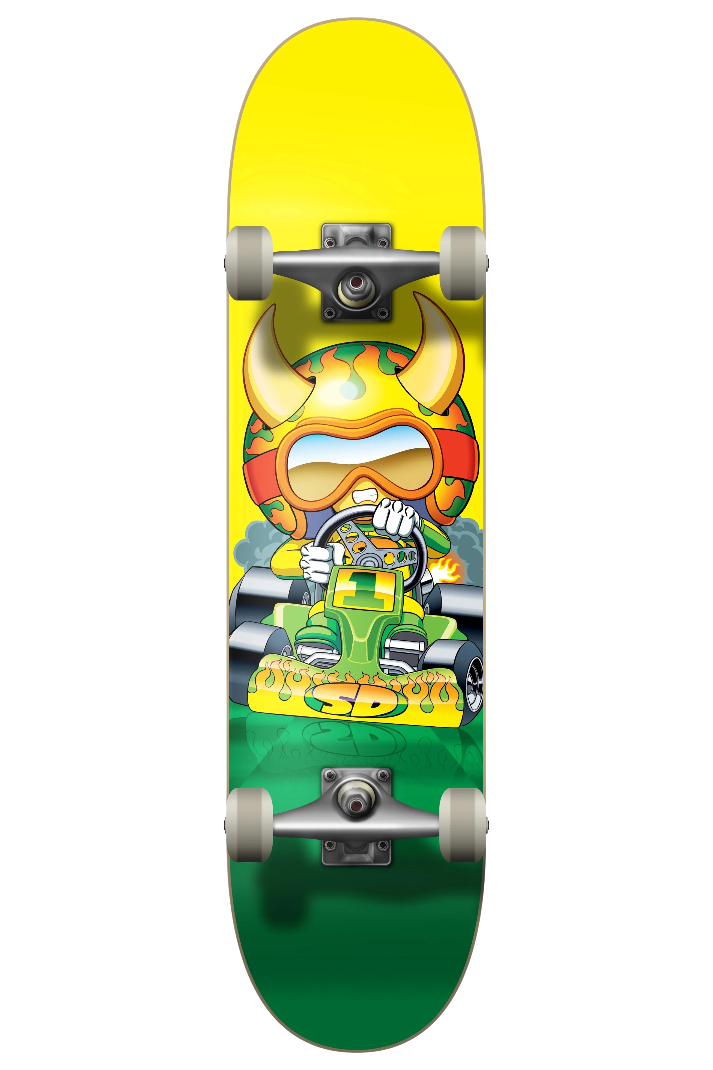 SPEED DEMON - GO KART 7.25" COMPLETE SKATEBOARD