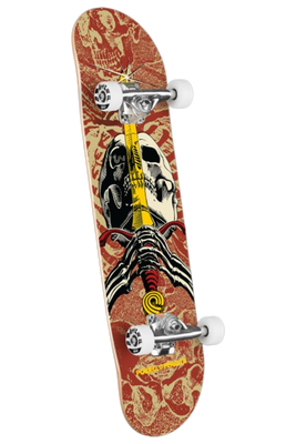 SKULL &amp; SWORD 7.75" COMPLETE SKATEBOARD