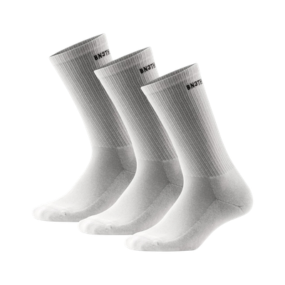 CLASSIC CREW SOCK 3PK WHITE