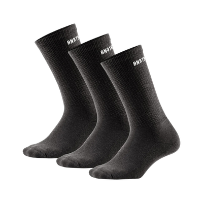CLASSIC CREW SOCK 3PK BLACK