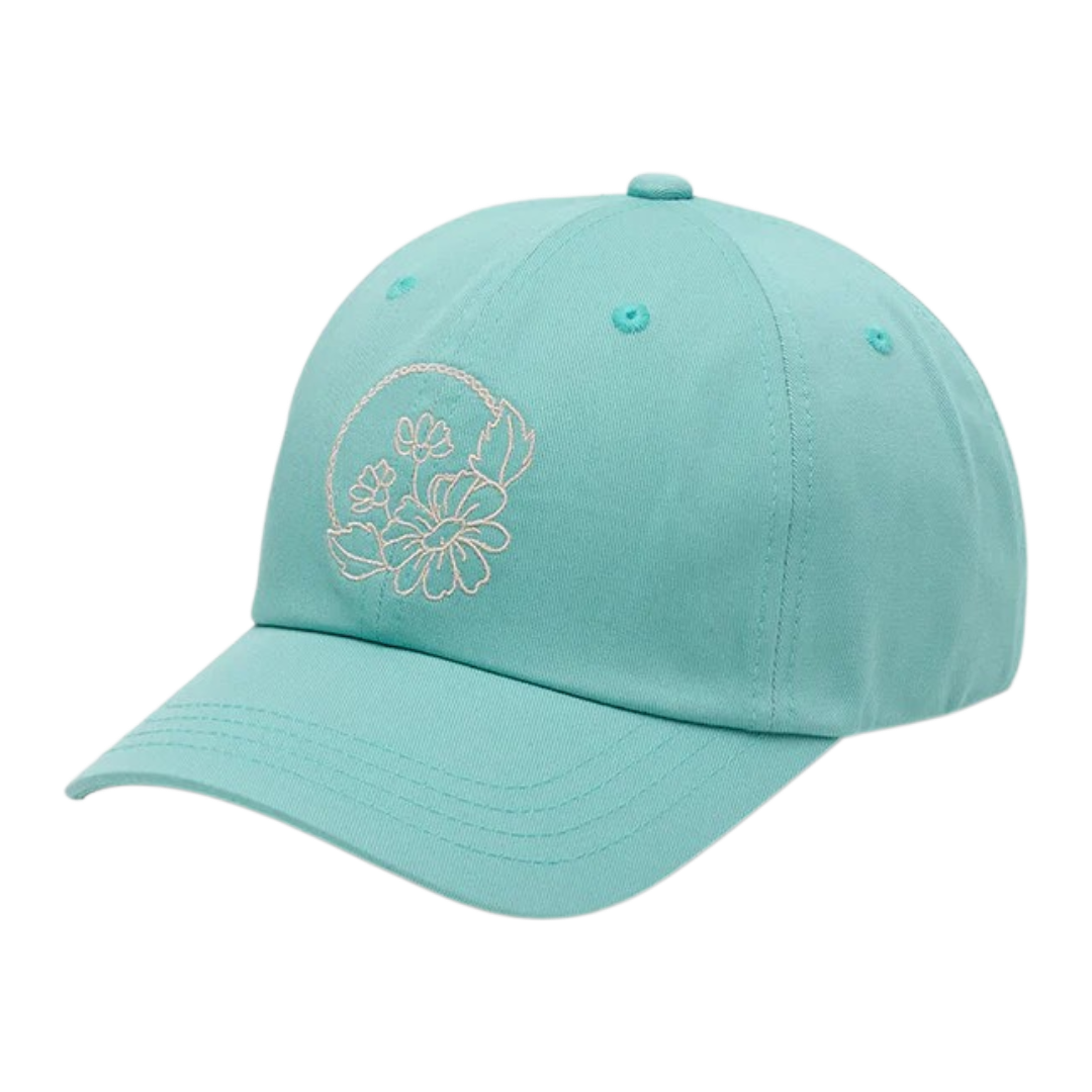 DAISY EMBROIDERY PEAK HAT