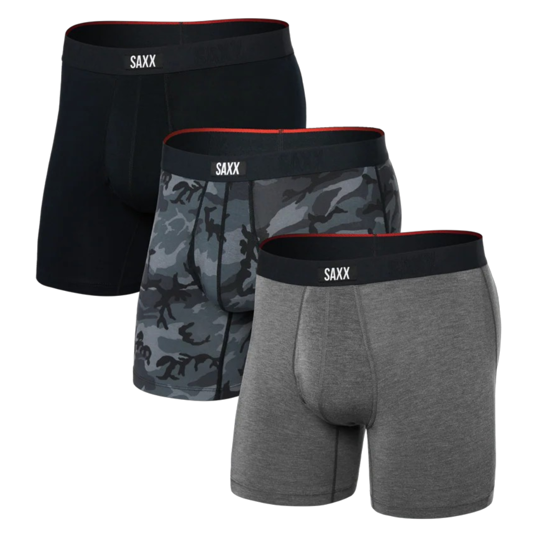 VIBE XTRA SOFT COMFORT BOXER BRIEF 3PK