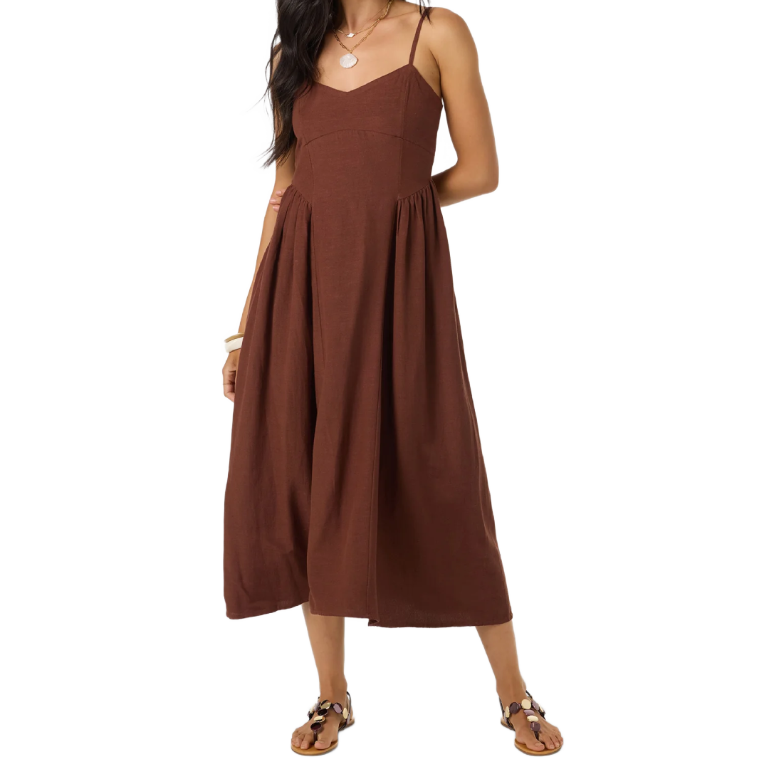LINDEN SOLID DRESS