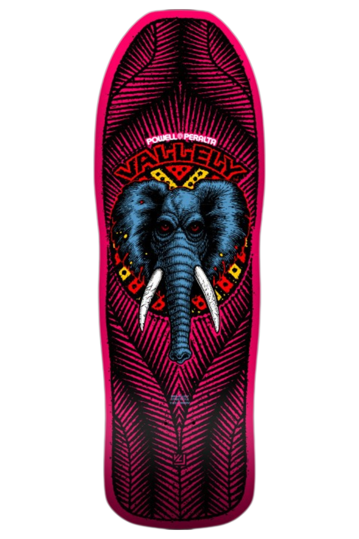 VALLELY ELEPHANT PINK REISSUE 9.85" DECK