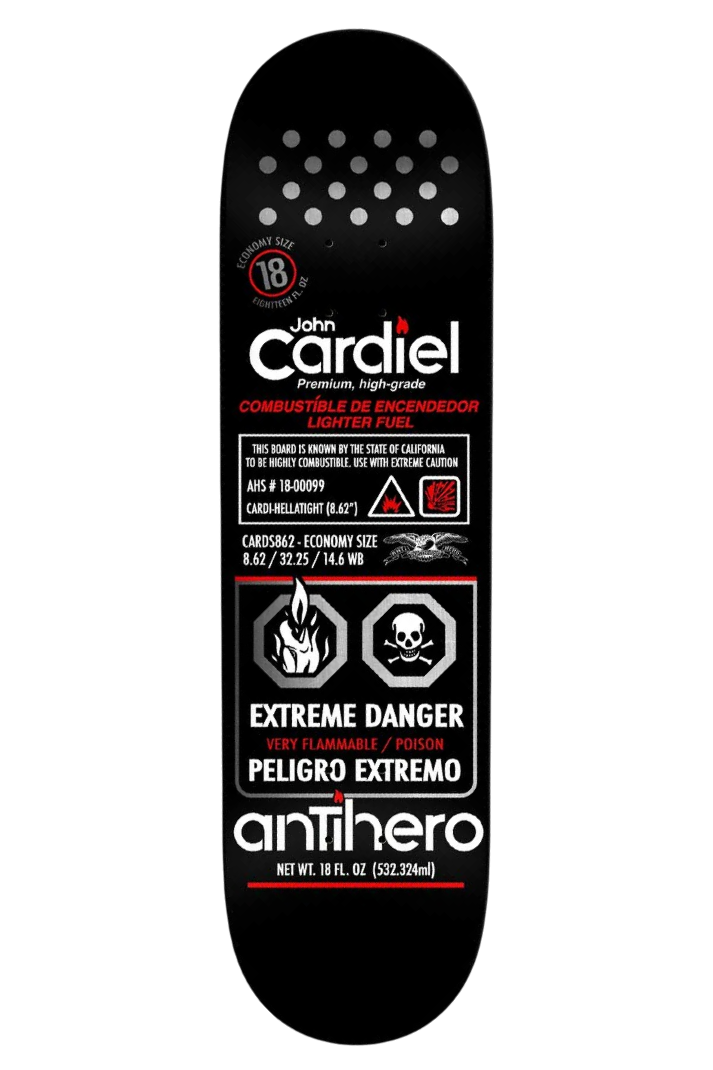 CARDIEL FUELED UP 8.62" DECK