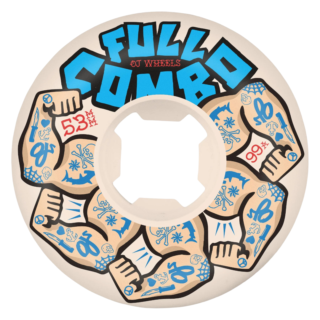 TEAM ELITE WHITE FULL COMBO 53MM / 99A