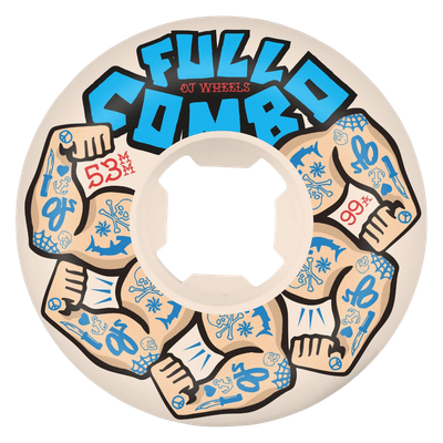 TEAM ELITE WHITE FULL COMBO 53MM / 99A