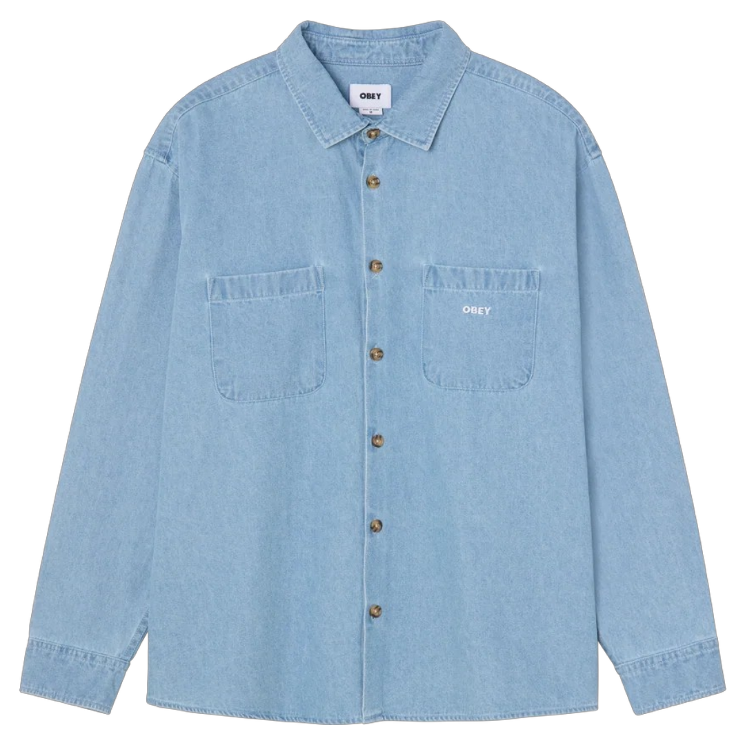 CHARLIE DENIM WOVEN LS