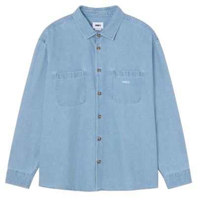 CHARLIE DENIM WOVEN LS