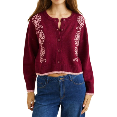 SANDY CROP CARDIGAN
