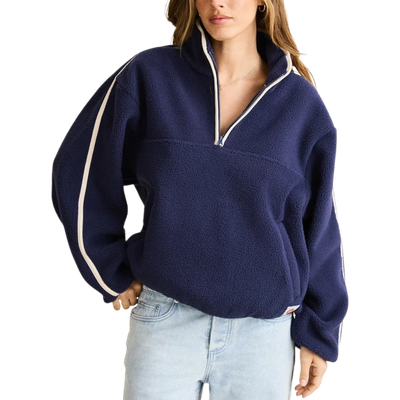 CAMP HALF ZIP SHERPA PO