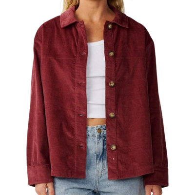 KEEPSAKES WASHED CORD SHIRT