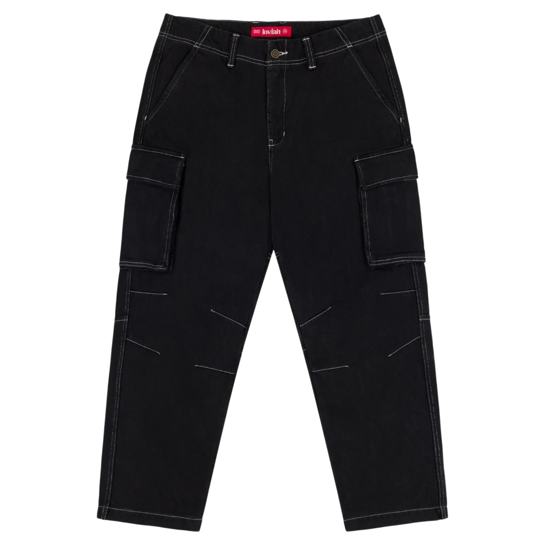 HEAVY DUTY CARGO DENIM PANTS