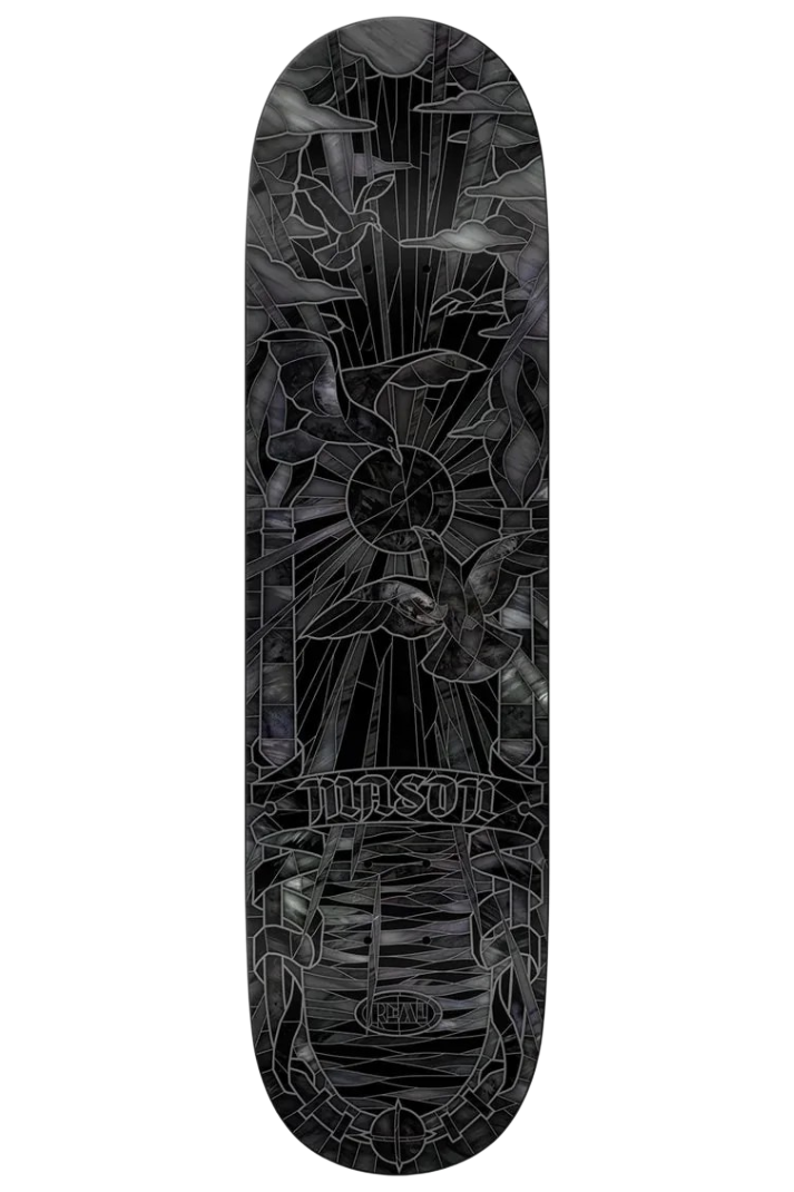 MASON BLACK SUNDAY CATHEDRAL 8.25" DECK