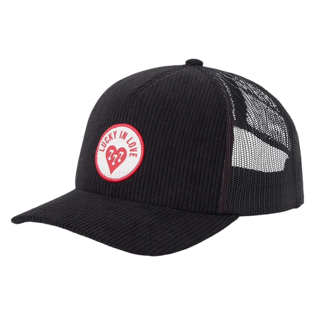 LUCKY IN LOVE TRUCKER HAT