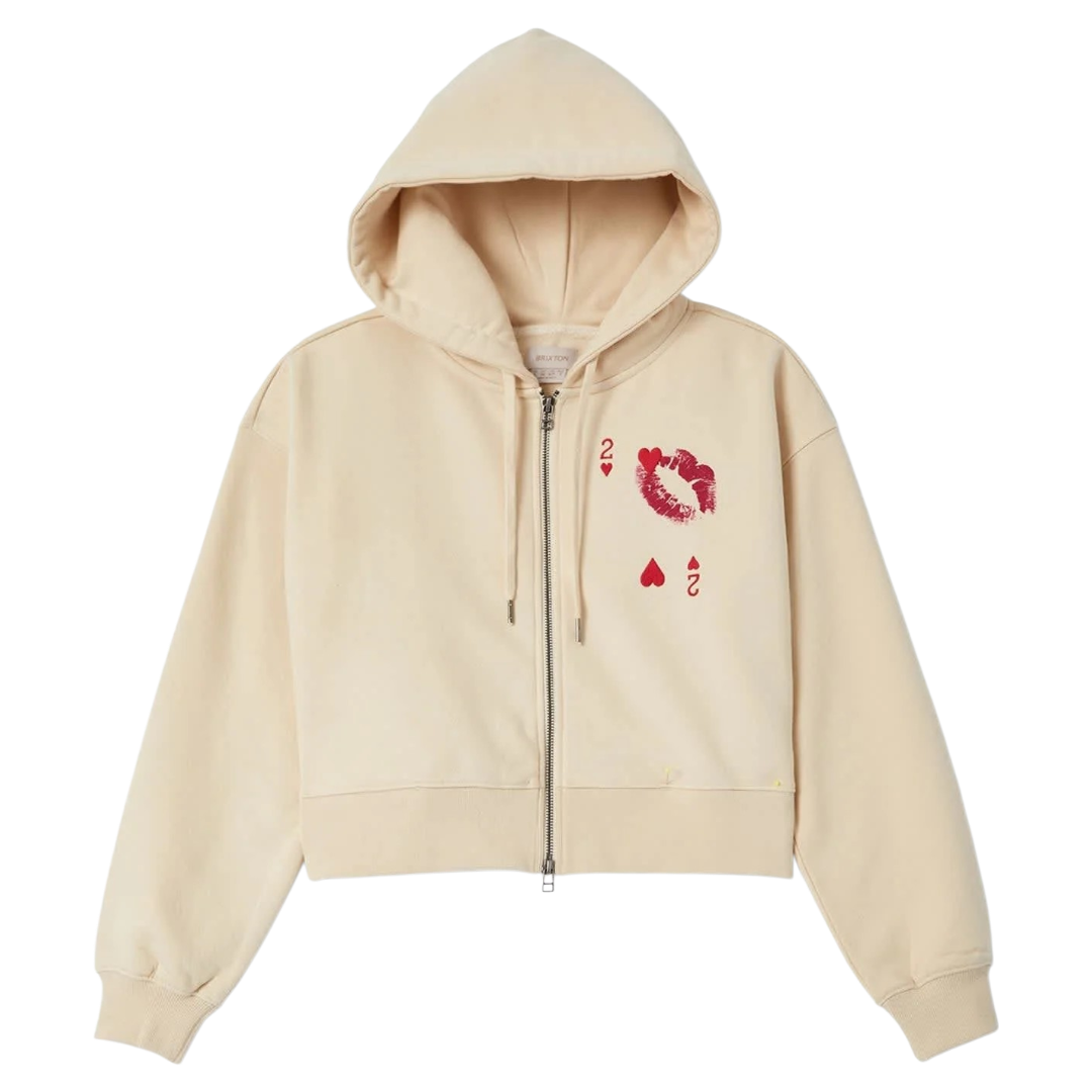 KISSING HEARTS ZIP HOODIE