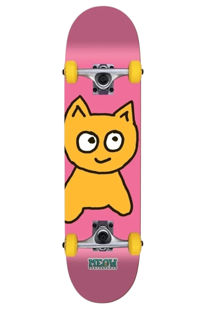 BIG CAT PINK 7.25" COMPLETE SKATEBOARD