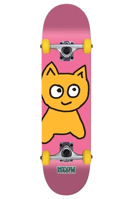 BIG CAT PINK 7.25" COMPLETE SKATEBOARD