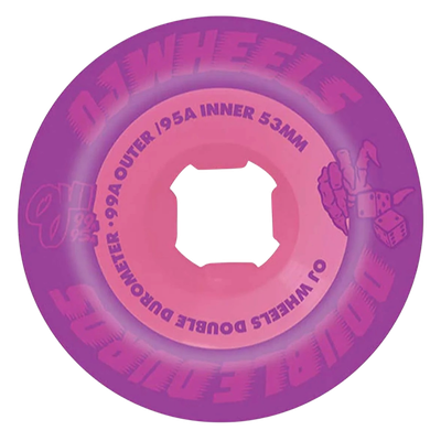 DOUBLE DURO PURPLE 53MM 99A/95A